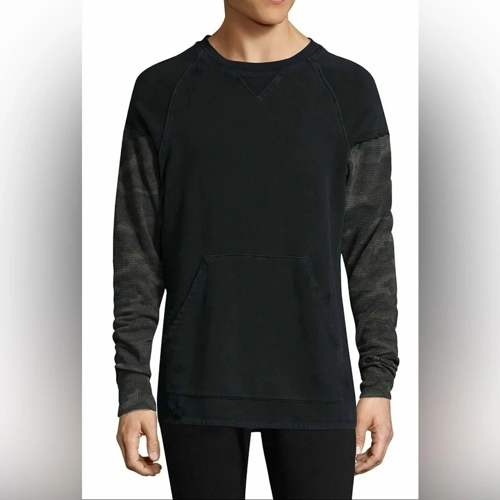 Hudson Jeans “Striker” Crewneck Sweatshirt